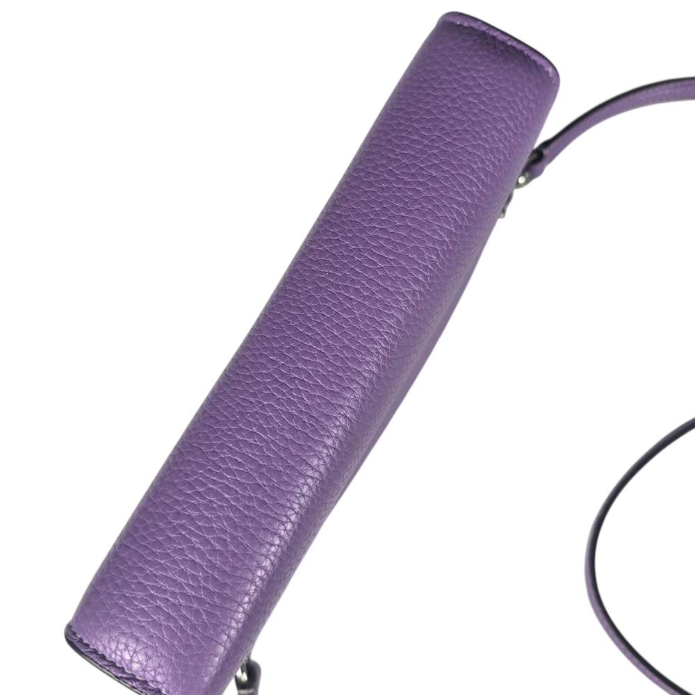 Coach Slim Pebbled Leather‎ Crossbody Bag ☆ - Picture 4 of 8